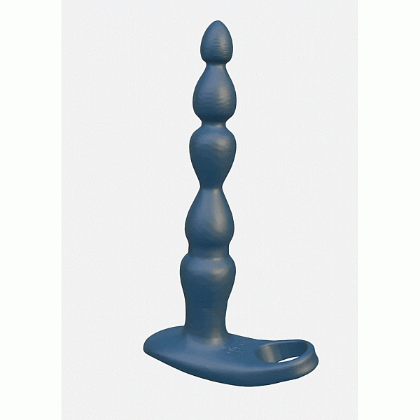 ELIXER - Vibrating Double Penetrator - Blauw van het merk Urban - Vibrerende Cockringen - online bestellen bij Masculum.nl. De discrete online seks-toys en erotisch heren ondergoed winkel voor gay & hetero mannen.