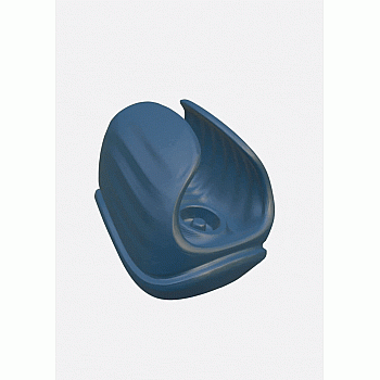 NOVA - Pulsating Squeezable Stroker - Blauw