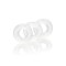 3 Stacker Rings - Transparant