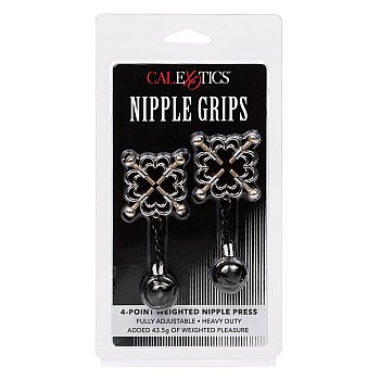 4-Point Weighted Nipple Press - Metaal