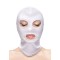 Fetish & Fashion Eyes & Mouth Hood - Wit