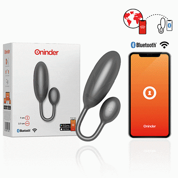Oninder Denver Vibrating Egg + App - Zwart van het merk Oninder - Vibrerende Anaal Eitjes - online kopen bij Masculum.nl. De discrete online seks-toys en erotisch heren ondergoed winkel voor gay & hetero mannen.