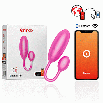 Oninder Denver Vibrating Egg + App - Roze