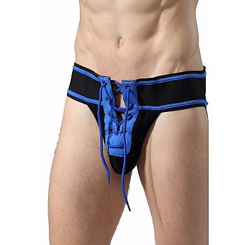 Fetish Football Jockstrap - Blauw