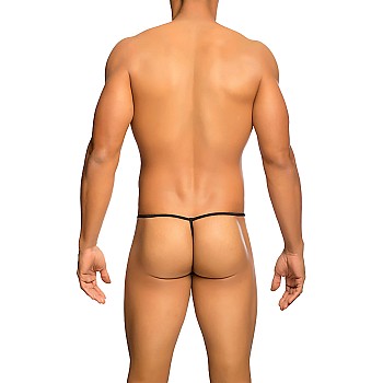 MOB Sheer T-Back Thong - Zwart