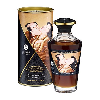Aphrodisiac Warming Oil 100ml - Koffie