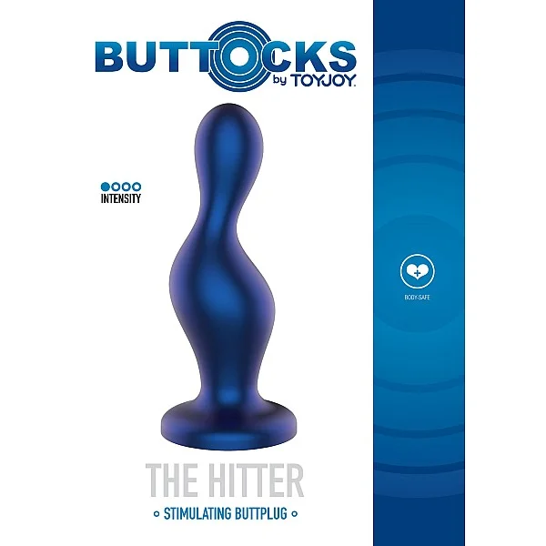 The Hitter Buttplug - Blauw van het merk Buttocks - Buttplugs - online bestellen bij Masculum.nl. De discrete online seks-toys en erotisch heren ondergoed winkel voor gay & hetero mannen.