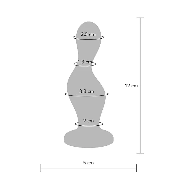 The Hitter Buttplug - Blauw van het merk Buttocks - Buttplugs - online bestellen bij Masculum.nl. De discrete online seks-toys en erotisch heren ondergoed winkel voor gay & hetero mannen.