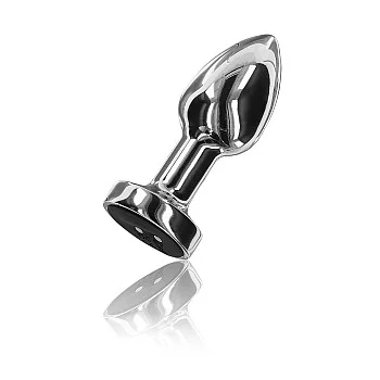 Vibrating Metal Buttplug S - Zilver