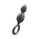 The Plugger 2-Balls Metallic Silicone Plug van het merk Buttocks - Klassieke Buttplugs - online bestellen bij Masculum.nl. De discrete online seks-toys en erotisch heren ondergoed winkel voor gay & hetero mannen.
