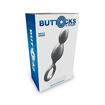 The Plugger 2-Balls Metallic Silicone Plug
