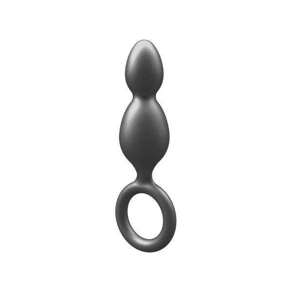 The Plugger 2-Balls Metallic Silicone Plug van het merk Buttocks - Klassieke Buttplugs - online bestellen bij Masculum.nl. De discrete online seks-toys en erotisch heren ondergoed winkel voor gay & hetero mannen.