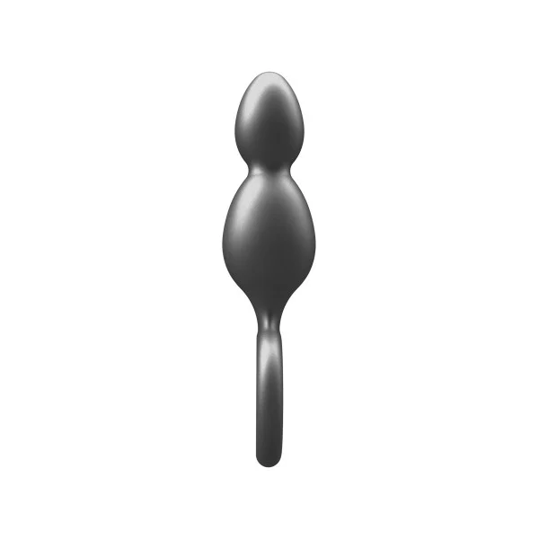 The Plugger 2-Balls Metallic Silicone Plug van het merk Buttocks - Klassieke Buttplugs - online bestellen bij Masculum.nl. De discrete online seks-toys en erotisch heren ondergoed winkel voor gay & hetero mannen.