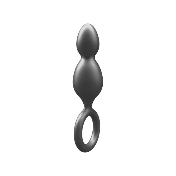 The Plugger 2-Balls Metallic Silicone Plug van het merk Buttocks - Klassieke Buttplugs - online bestellen bij Masculum.nl. De discrete online seks-toys en erotisch heren ondergoed winkel voor gay & hetero mannen.