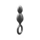 The Plugger 2-Balls Metallic Silicone Plug van het merk Buttocks - Klassieke Buttplugs - online bestellen bij Masculum.nl. De discrete online seks-toys en erotisch heren ondergoed winkel voor gay & hetero mannen.