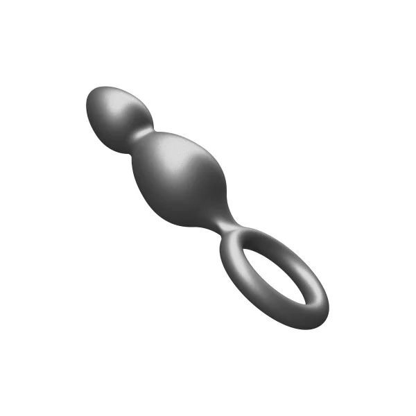 The Plugger 2-Balls Metallic Silicone Plug van het merk Buttocks - Klassieke Buttplugs - online bestellen bij Masculum.nl. De discrete online seks-toys en erotisch heren ondergoed winkel voor gay & hetero mannen.