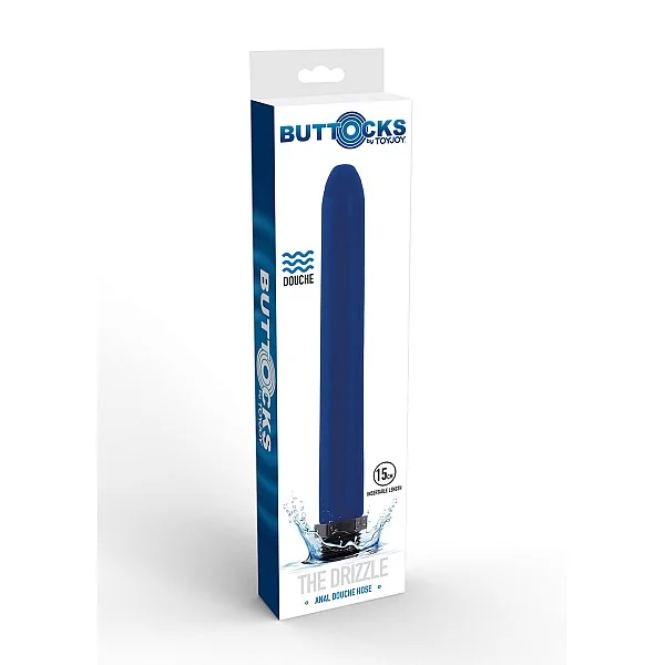 The Drizzle Anal Douche 15cm - Blauw van het merk Buttocks - Anaal Douches - online kopen bij Masculum.nl. De discrete online seks-toys en erotisch heren ondergoed winkel voor gay & hetero mannen.