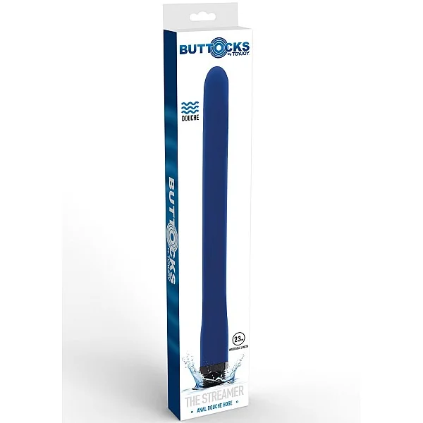 The Streamer Anal Douche 23cm - Blauw van het merk Buttocks - Anaal Douches - online bestellen bij Masculum.nl. De discrete online seks-toys en erotisch heren ondergoed winkel voor gay & hetero mannen.