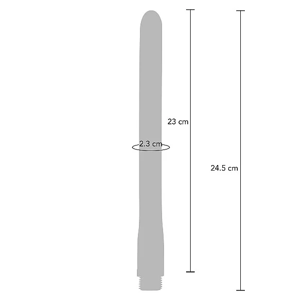 The Streamer Anal Douche 23cm - Blauw van het merk Buttocks - Anaal Douches - online bestellen bij Masculum.nl. De discrete online seks-toys en erotisch heren ondergoed winkel voor gay & hetero mannen.