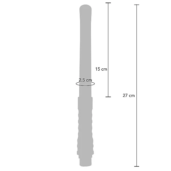 The Geyser Anal Douche 15cm - Blauw van het merk Buttocks - Anaal Douches - online kopen bij Masculum.nl. De discrete online seks-toys en erotisch heren ondergoed winkel voor gay & hetero mannen.