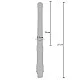 The Geyser Anal Douche 15cm - Blauw van het merk Buttocks - Anaal Douches - online kopen bij Masculum.nl. De discrete online seks-toys en erotisch heren ondergoed winkel voor gay & hetero mannen.