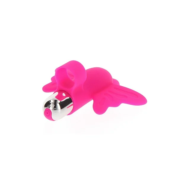 Butterfly Pleaser Rechargeable - Roze van het merk Finger Vibe - Vinger Vibrators - online kopen bij Masculum.nl. De discrete online seks-toys en erotisch heren ondergoed winkel voor gay & hetero mannen.