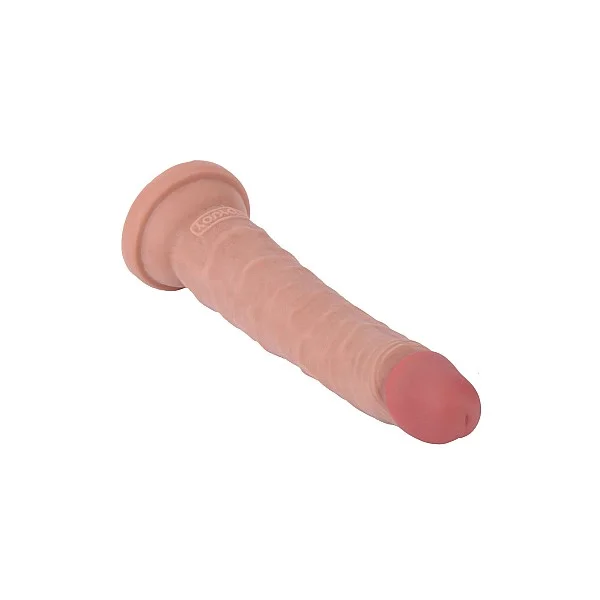 Deluxe Dual Density Dong 7 In - Lichte huidskleur van het merk Get Real - Realistische Dildo's - online bestellen bij Masculum.nl. De discrete online seks-toys en erotisch heren ondergoed winkel voor gay & hetero mannen.