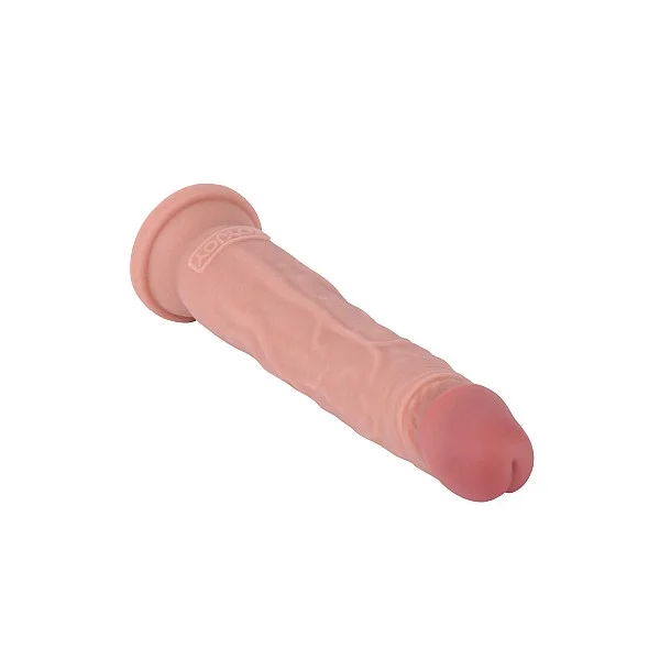 Deluxe Dual Density Dong 9 In - Lichte huidskleur van het merk Get Real - Realistische Dildo's - online kopen bij Masculum.nl. De discrete online seks-toys en erotisch heren ondergoed winkel voor gay & hetero mannen.