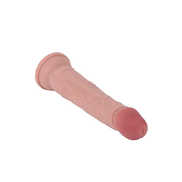 Deluxe Dual Density Dong 10 In - Lichte huidskleur van het merk Get Real - Realistische Dildo's - online bestellen bij Masculum.nl. De discrete online seks-toys en erotisch heren ondergoed winkel voor gay & hetero mannen.