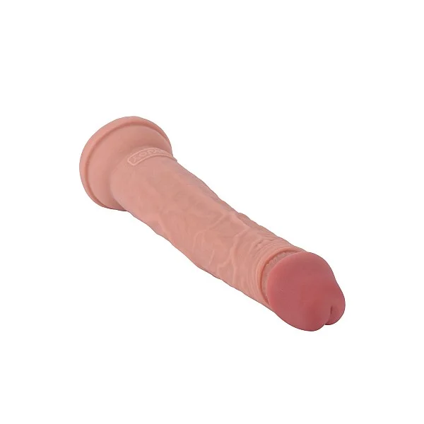Deluxe Dual Density Dong 13 In - Lichte huidskleur van het merk Get Real - Realistische Dildo's - online bestellen bij Masculum.nl. De discrete online seks-toys en erotisch heren ondergoed winkel voor gay & hetero mannen.