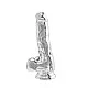 Clear Dildo with Balls 6 Inch - Transparant van het merk Get Real - Realistische Dildo's - online kopen bij Masculum.nl. De discrete online seks-toys en erotisch heren ondergoed winkel voor gay & hetero mannen.