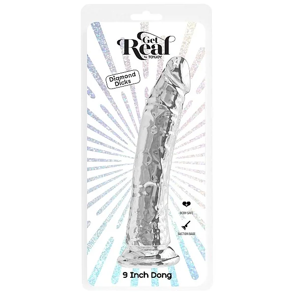 Clear Dong 9 Inch - Transparant van het merk Get Real - Realistische Dildo's - online bestellen bij Masculum.nl. De discrete online seks-toys en erotisch heren ondergoed winkel voor gay & hetero mannen.