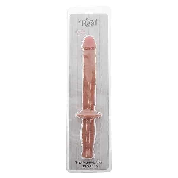 The Manhandler 14.5 Inch - Lichte huidskleur van het merk Get Real - Realistische Dildo's - online kopen bij Masculum.nl. De discrete online seks-toys en erotisch heren ondergoed winkel voor gay & hetero mannen.