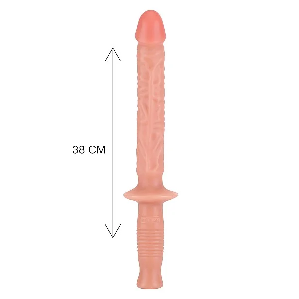 The Manhandler 14.5 Inch - Lichte huidskleur van het merk Get Real - Realistische Dildo's - online kopen bij Masculum.nl. De discrete online seks-toys en erotisch heren ondergoed winkel voor gay & hetero mannen.
