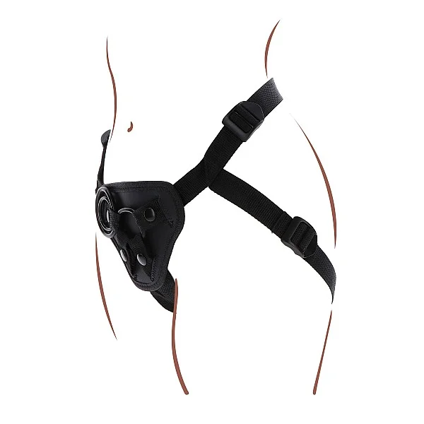 Strap-On Harness - Zwart van het merk Get Real -  - online kopen bij Masculum.nl. De discrete online seks-toys en erotisch heren ondergoed winkel voor gay & hetero mannen.