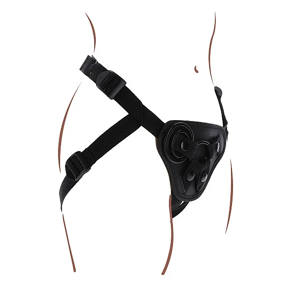Strap-On Harness - Zwart van het merk Get Real -  - online kopen bij Masculum.nl. De discrete online seks-toys en erotisch heren ondergoed winkel voor gay & hetero mannen.