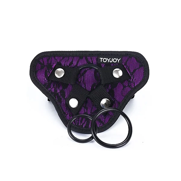 Strap-On Lace Harness - Paars van het merk Get Real -  - online kopen bij Masculum.nl. De discrete online seks-toys en erotisch heren ondergoed winkel voor gay & hetero mannen.