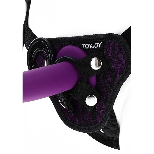 Strap-On Lace Harness - Paars van het merk Get Real -  - online kopen bij Masculum.nl. De discrete online seks-toys en erotisch heren ondergoed winkel voor gay & hetero mannen.