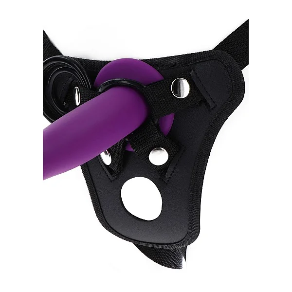 Strap-On Pleasure Harness - Zwart van het merk Get Real -  - online bestellen bij Masculum.nl. De discrete online seks-toys en erotisch heren ondergoed winkel voor gay & hetero mannen.