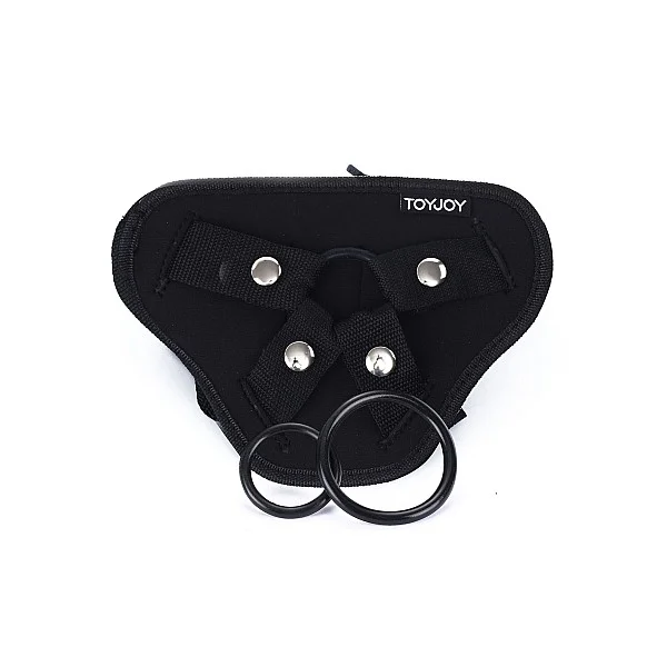 Strap-On Deluxe Harness - Zwart van het merk Get Real -  - online bestellen bij Masculum.nl. De discrete online seks-toys en erotisch heren ondergoed winkel voor gay & hetero mannen.