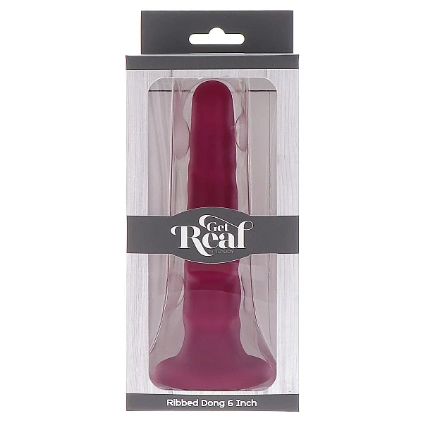 Ribbed Dong 6 Inch - Rood van het merk Get Real - Dildo's - online kopen bij Masculum.nl. De discrete online seks-toys en erotisch heren ondergoed winkel voor gay & hetero mannen.