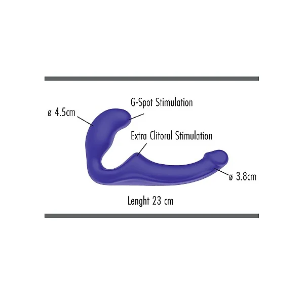 Bend Over Boyfriend Silicone - Paars van het merk Get Real -  - online bestellen bij Masculum.nl. De discrete online seks-toys en erotisch heren ondergoed winkel voor gay & hetero mannen.