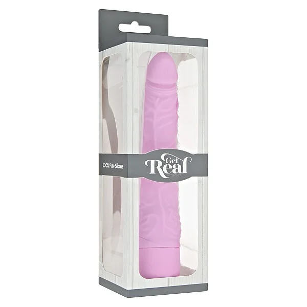 Classic Slim Vibrator - Roze van het merk Get Real - Realistische Vibrators - online bestellen bij Masculum.nl. De discrete online seks-toys en erotisch heren ondergoed winkel voor gay & hetero mannen.