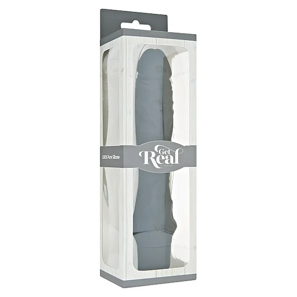 Classic Large Vibrator - Zwart van het merk Get Real - Realistische Vibrators - online bestellen bij Masculum.nl. De discrete online seks-toys en erotisch heren ondergoed winkel voor gay & hetero mannen.