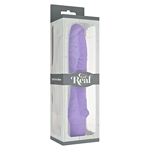 Classic Large Vibrator - Paars van het merk Get Real - Realistische Vibrators - online kopen bij Masculum.nl. De discrete online seks-toys en erotisch heren ondergoed winkel voor gay & hetero mannen.
