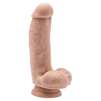 Dildo 15,20 cm with Balls - Lichte huidskleur