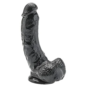 Dildo 20,30 cm with Balls - Zwart