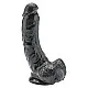 Dildo 8 Inch with Balls - Zwart van het merk Get Real - Realistische Dildo's - online bestellen bij Masculum.nl. De discrete online seks-toys en erotisch heren ondergoed winkel voor gay & hetero mannen.