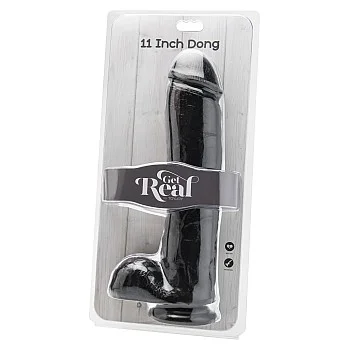 Dildo 27,90 cm with Balls - Zwart