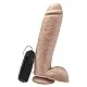 Dildo 10 Inch with Balls Vibrator - Lichte huidskleur van het merk Get Real - Dildo's - online bestellen bij Masculum.nl. De discrete online seks-toys en erotisch heren ondergoed winkel voor gay & hetero mannen.